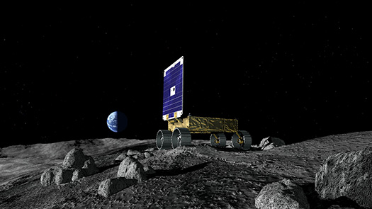 MOONRANGER ON THE LUNAR SURFACE (VIEW 2)