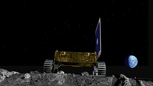 MOONRANGER ON THE LUNAR SURFACE (VIEW 3)